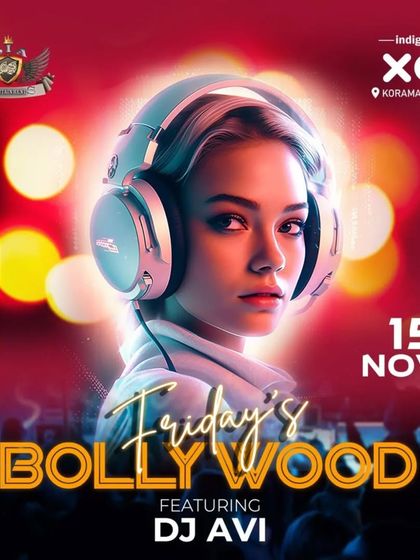 My residency at Indigo XO in Koramangala for Friday Bollywood nights. It's the perfect way to kick off the weekend.