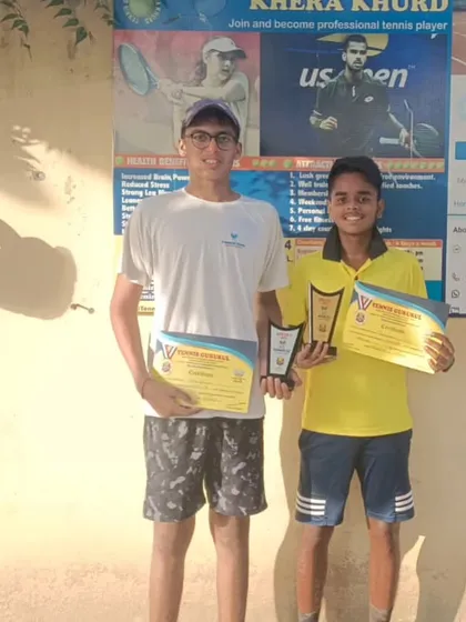 Kabir Chothani became runner-up of the Boys U18 Championship Series tournament held in Delhi.