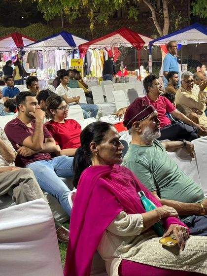 Our outdoor events include comfortable seating for visitors to relax, enjoy live entertainment, and soak in the vibrant community feel.