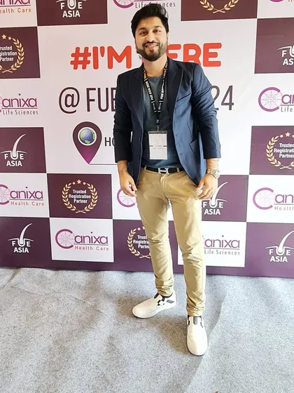 Attending the FUE ASIA world congress on hair transplantation. It's crucial for me to stay updated on the latest in medical and surgical trichology, including advanced Bio-FUE and DHI techniques.