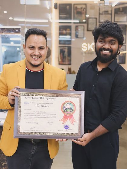 Sunil Kumar - Professional Hairstyling Courses & Training Our Proud Graduates: Student Success photo 47