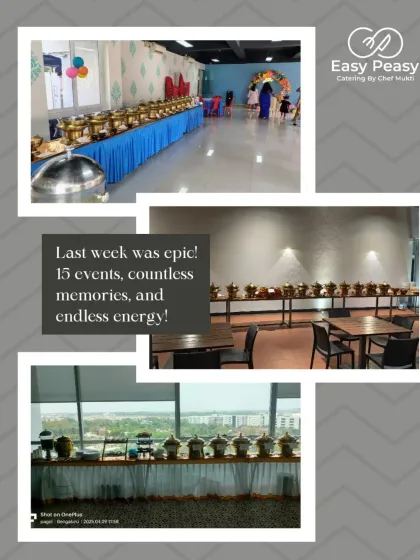 This is how we roll. Last week was epic with 15 events, and our team handled it all with endless energy. We thrive on the hustle and are proud to deliver exceptional service, no matter how busy the schedule gets.