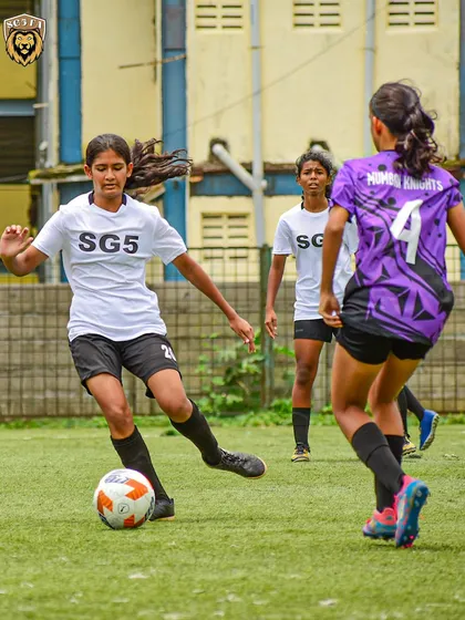 Our Lionesses in action during the MFA YPL Junior Girls League. We are committed to providing a competitive and supportive platform for girls' football to thrive.