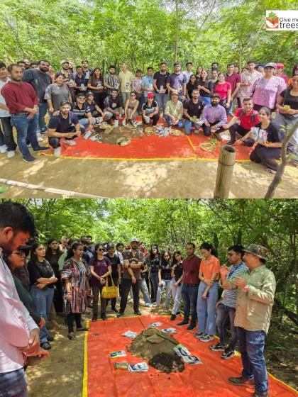 The entire KPMG group after their engagement day. These group photos are a testament to the collective spirit and positive impact of the day.