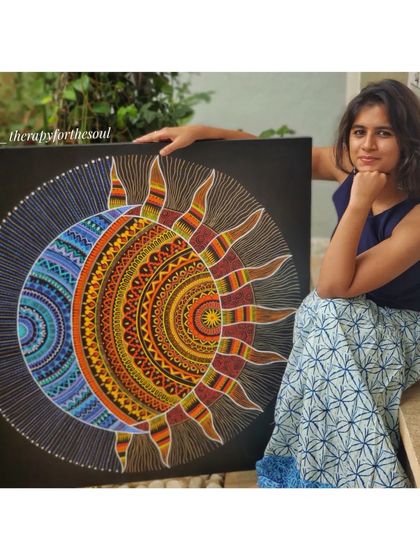 Nidhi - Custom & Fine Art Paintings Meditative Mandalas photo 6