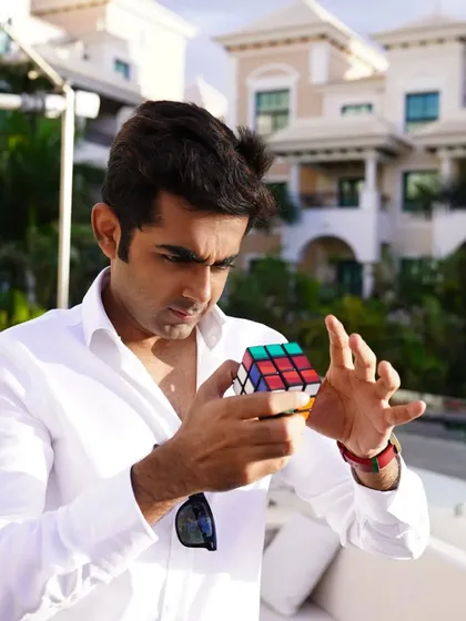 The final twist. Much like solving a cube, my goal in a performance is to bring all the different threads of the experience together into one perfect, astonishing moment.