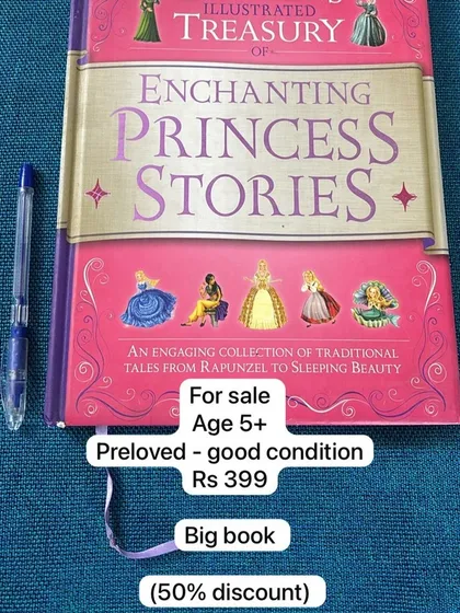 Here's a look at some of the pre-loved books currently for sale at a great discount. We have everything from enchanting princess treasuries and non-fiction collections to popular adult fiction series. DM to buy.