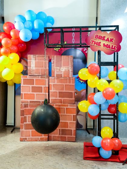 A "Break the Wall" game inspired by Tom & Jerry's chaotic antics, complete with a mini wrecking ball.