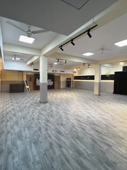 Welcome to our new 1600 sq. ft. studio in Palam Vihar. We've built this state-of-the-art facility to be a second home for our dancers, a professional space with a warm vibe, perfect for creating and growing.