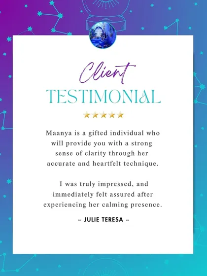 "A strong sense of clarity through her accurate and heartfelt technique." It fills my heart to know that my clients feel assured and calm after our sessions. This is the essence of my practice.