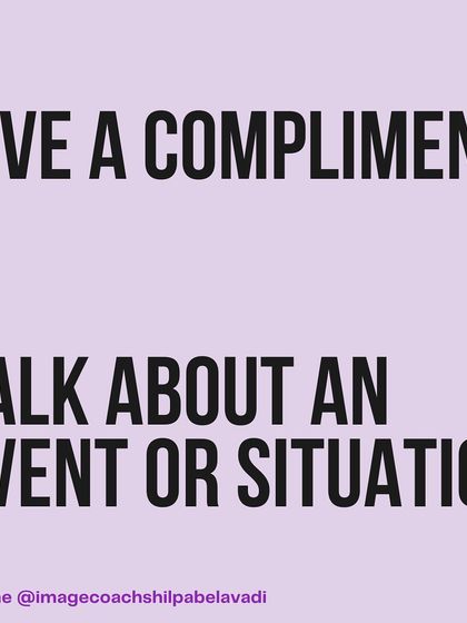 Two more tips for effective business networking. Giving a genuine compliment or talking about the shared event or situation are easy ways to break the ice.