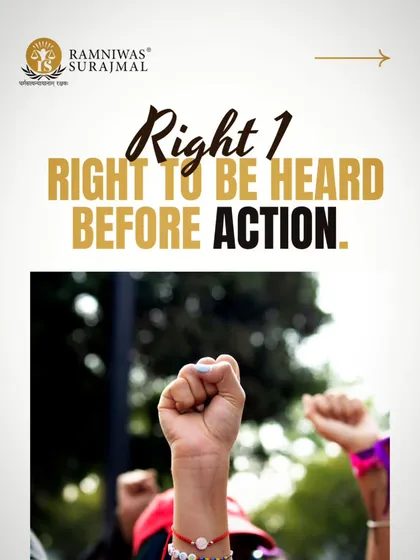 Your first right in a DRT case is the right to be heard before any action is taken. Banks cannot proceed without giving you a legal hearing. We ensure your voice is heard.