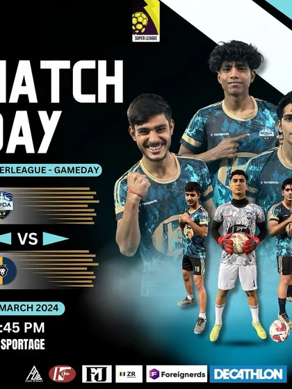 Gameday graphic for our Super League fixture against Nexus FC. The build-up to a match is part of the professional experience.