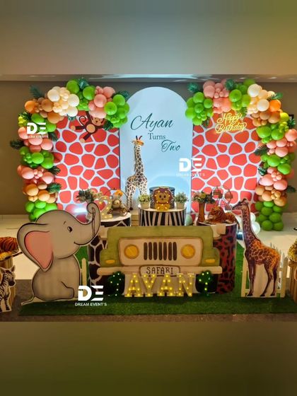 Dream Events - Kids' Birthday Party Decoration Jungle & Safari Adventures photo 3