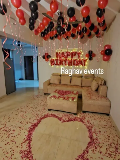 Raghav Events - Birthday, Anniversary & Proposal Decoration Romantic Room Surprises photo 6