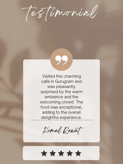 Komal, I'm thrilled you were pleasantly surprised by the warm ambiance and welcoming crowd. It's wonderful to know the food added to your delightful experience.