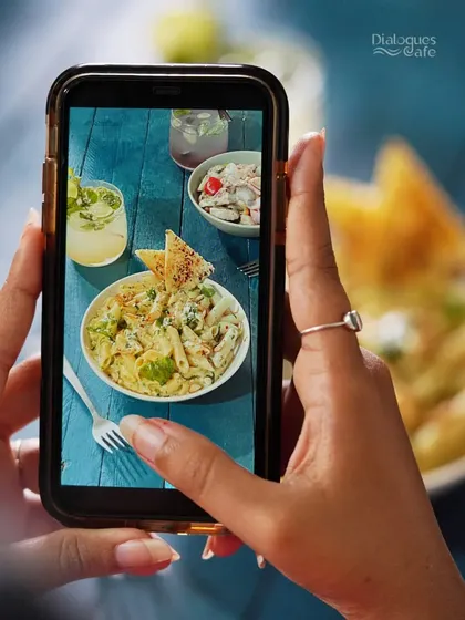 Good food is meant to be photographed. Our creamy white sauce pasta is not only delicious but also looks beautiful on your Instagram feed.