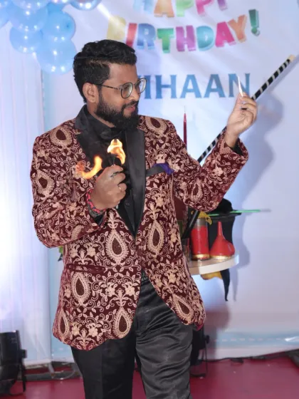 I love adding a bit of thrill to my shows with some safe but spectacular fire magic. This illusion always heats up the excitement at corporate events and private parties, creating a visual that your guests will talk about long after the show is over.