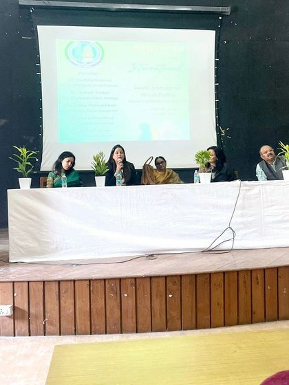 Another shot from the panel discussion, where we explored various facets of gender equality and the law.