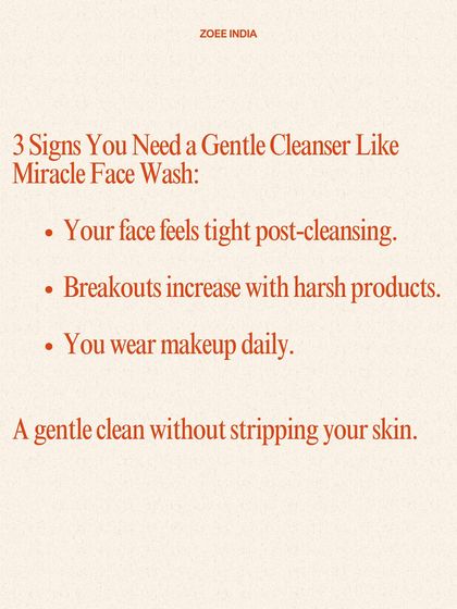 If your face feels tight after cleansing or harsh products cause breakouts, you need a gentle cleanser like my Miracle Face Wash. It provides a gentle clean that respects your skin.