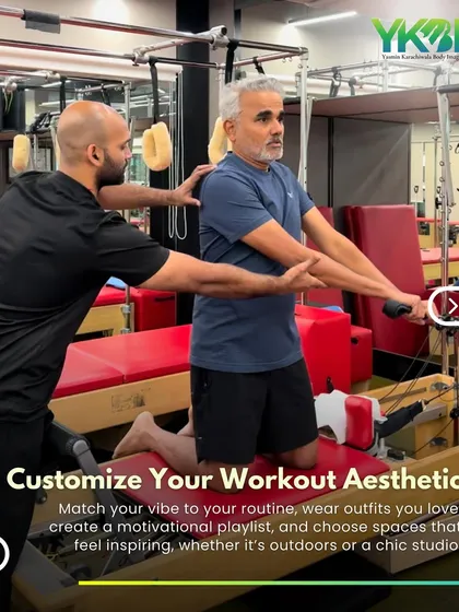 We help you customize your workout aesthetic, from the clothes you wear to the music you hear. Creating an inspiring space helps you match your vibe to your routine.