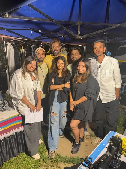 Another group shot with my incredible costume team for 'Nadaaniyan'. We worked tirelessly to bring the characters' wardrobes to life.