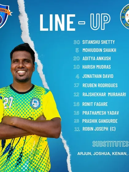 This is how we started the game against the Strikers.