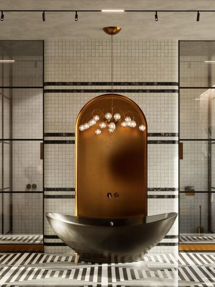 Sarah Sham - Residential Interior Design Bold Bathrooms & Powder Rooms photo 22