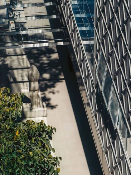 An image from the Icon Magazine feature, showing a detail of the MAP facade.