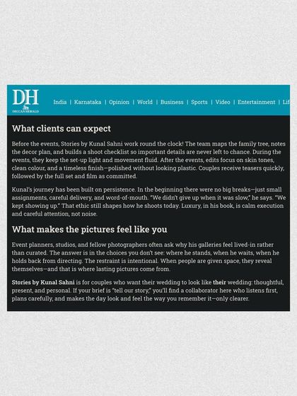 This article details what clients can expect from my team and me. It speaks to our dedication, our focus on a timeless finish, and our ability to create a space where genuine expressions can surface.