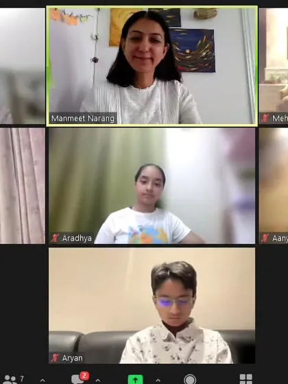 This is a snapshot of a group of young adults from my Unearth Program, just as we were beginning to build trust and get to know one another. These initial moments of connection are the foundation for the creative and playful work that follows.