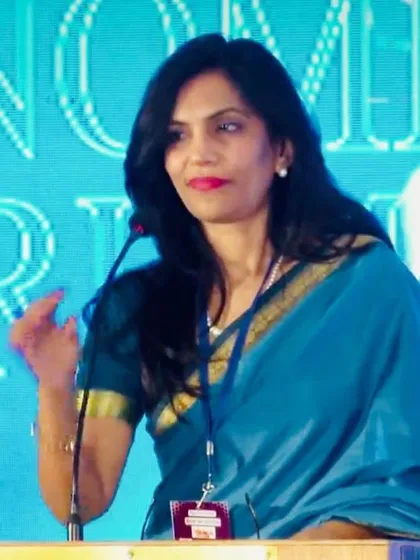 I believe in sharing knowledge that empowers people. Here I am, addressing the Women Economic Forum on how sustainable wellness practices are key to preventing non-communicable diseases like diabetes and high BP, a topic I am deeply passionate about.