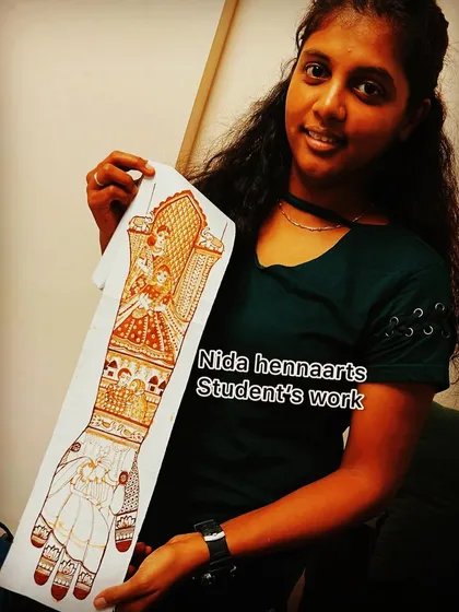 This student's work on a full bridal arm design is simply outstanding. This is the professional level of work my course prepares you for.