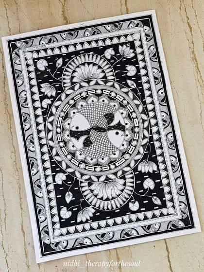 Nidhi - Custom & Fine Art Paintings Traditional Indian Folk Art photo 27