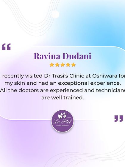 This review from a patient at our Oshiwara clinic reinforces our reputation for having experienced doctors and well-trained technicians. Ensuring a high level of skill and an exceptional experience is a standard we uphold across all our locations.
