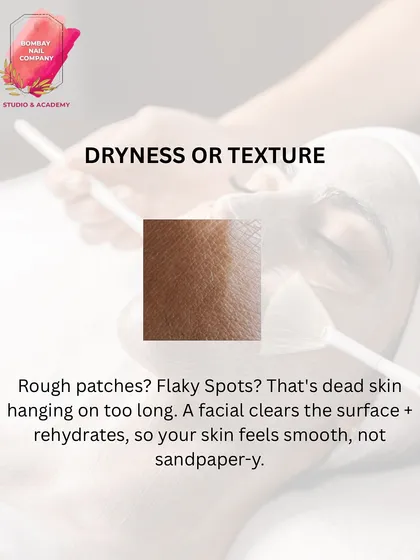 If you're dealing with rough patches or flaky spots, your skin is telling you it needs exfoliation and hydration. Our facials are designed to clear away dead skin cells and deeply rehydrate, leaving your skin feeling smooth and supple.
