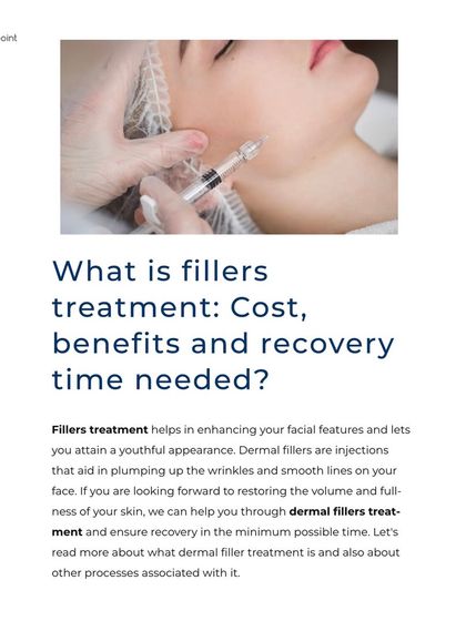 Learn about dermal fillers, including the cost, benefits, and recovery time. These injectable treatments are used to restore volume, smooth lines, and enhance your natural facial contours.