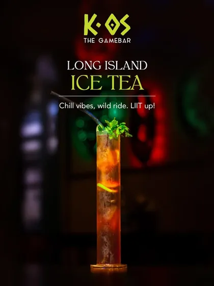 Unleash your wild side with our signature Long Island Iced Tea. It's a thrilling blend of flavours that will leave you wanting more.