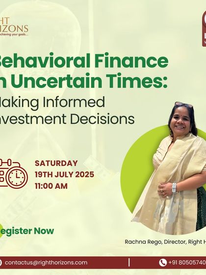 Behavioral finance expert Rachna Rego explores how human psychology influences investing, especially during volatile times. This webinar provides practical tools to manage emotional biases and make better, more informed decisions.
