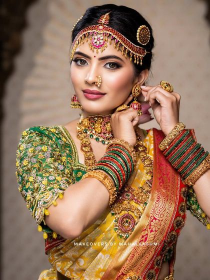 Makeovers by Mahalakshmi - Bridal & Wedding Makeup Timeless Muhurtham Looks photo 91