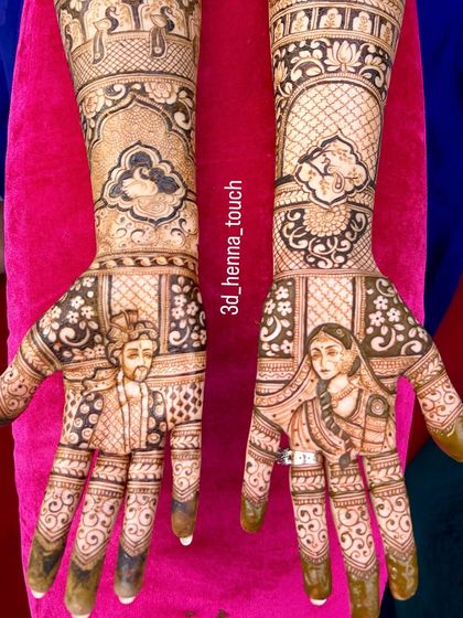 3D Henna Touch - Bridal Mehndi Bridal Portraits: Your Love Story in Henna photo 12