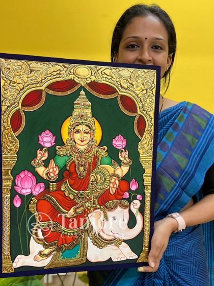 This is Brinda’s fifth painting with us, and we can see her artistic skills improve with every piece. Practice truly makes perfect.