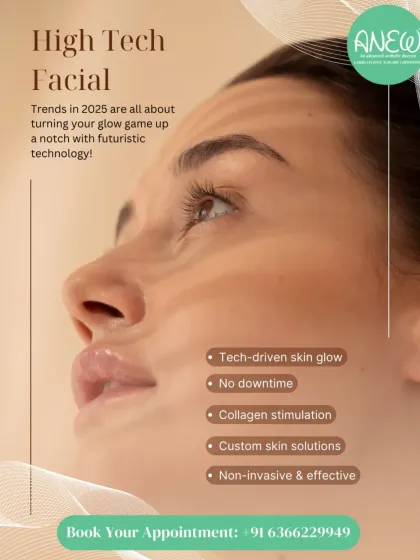 The future of facials is here. Our high-tech facials utilize futuristic technology like radiofrequency, LED therapy, and AI-powered analysis to deliver tech-driven skin glow, collagen stimulation, and custom solutions with no downtime.