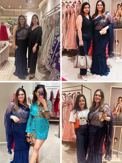 A collage capturing the vibrant energy from an event I hosted for designer Ridhi Mehra. My focus is always on bringing together the right people, ensuring every guest feels like a VIP and the room is buzzing with great conversations.