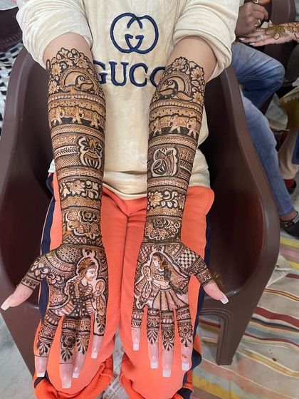 Lucky Mehndi Artist - Bridal Mehndi Full Bridal Mehndi (Hands & Arms) photo 18