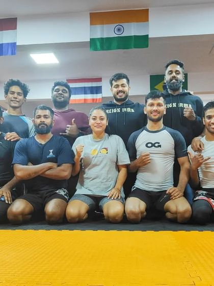 The faces that showed up on day one of the new year. The dedication is real.