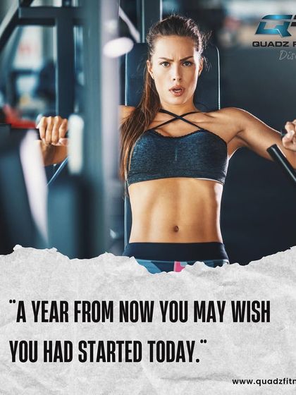 A year from now, you may wish you had started today. There's no better time than now to invest in your health.