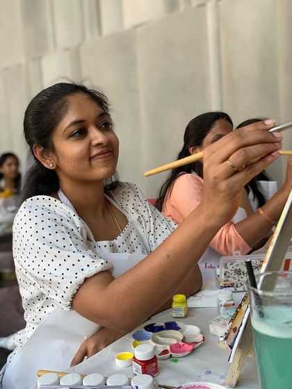 Paint Bar - Corporate Events & Team Building Classic Office Sip & Paint photo 22