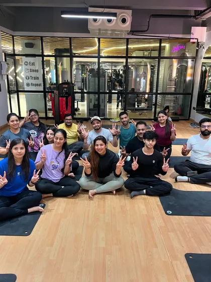 Another fantastic yoga session in the books. Look at all these happy faces.