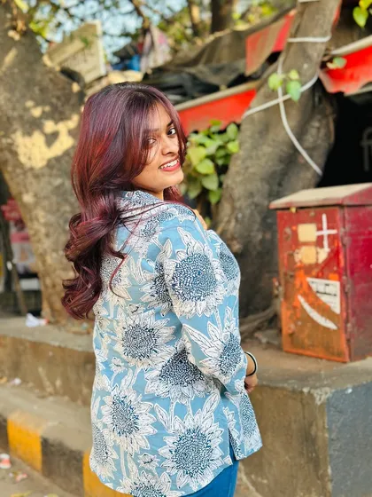 A happy client, a beautiful hair color. That's what we're all about.